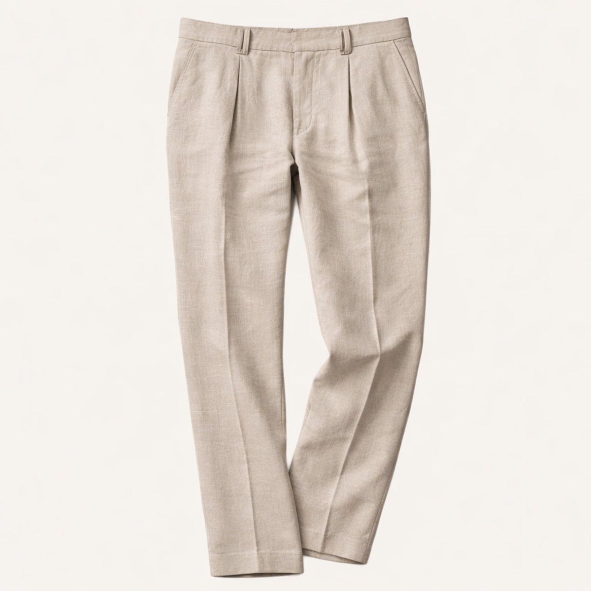 The Portofino Men’s Loose Fit Lightweight Linen Trousers