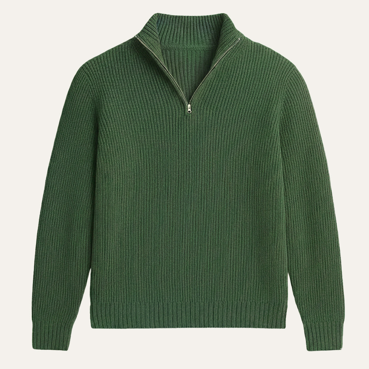 The Vicenza Men’s Soft Knit Cashmere Half Zip Jumper