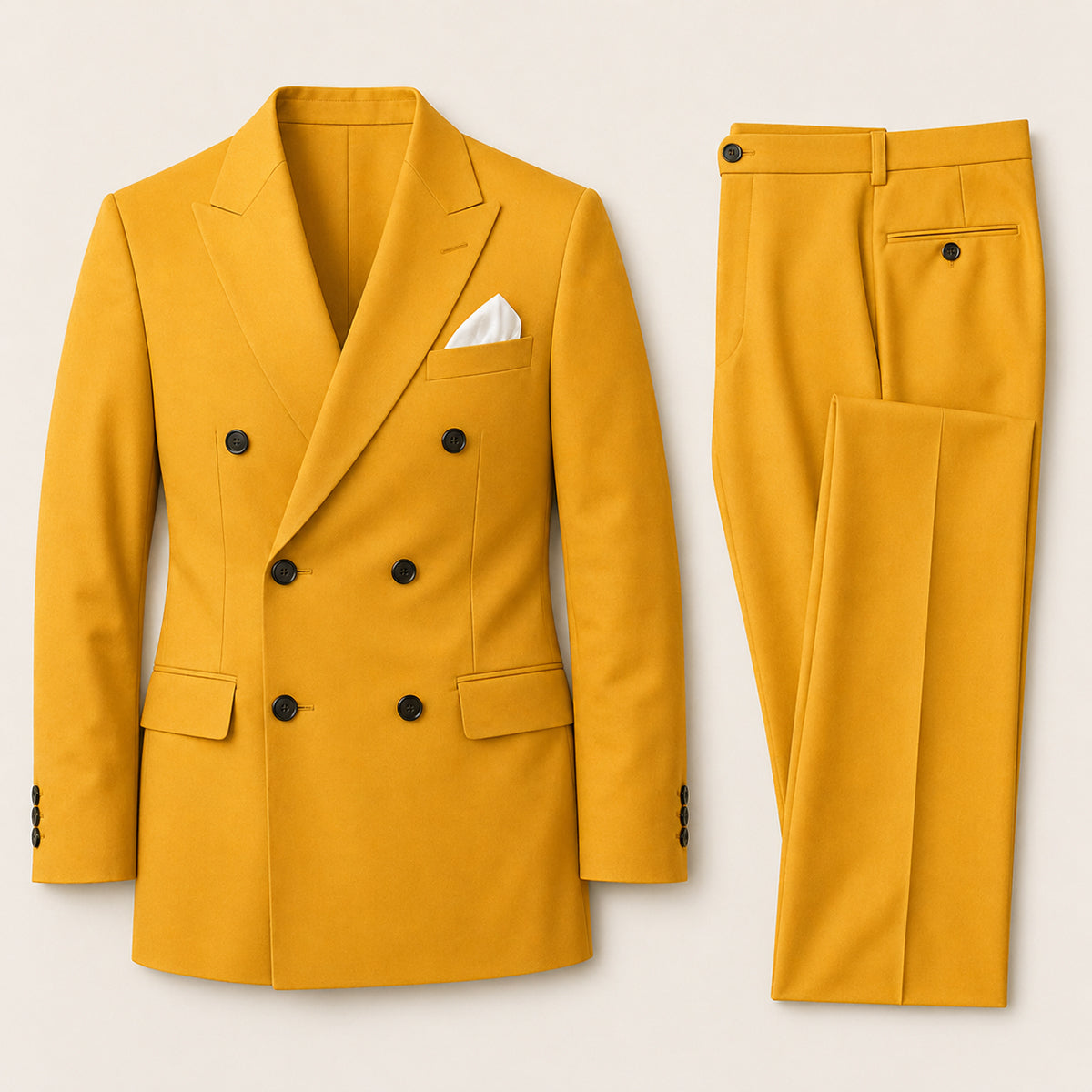 Men’s Double Breasted Suit – The Desenzano - Timeless Formal Jacket and Trousers Set (kopie)