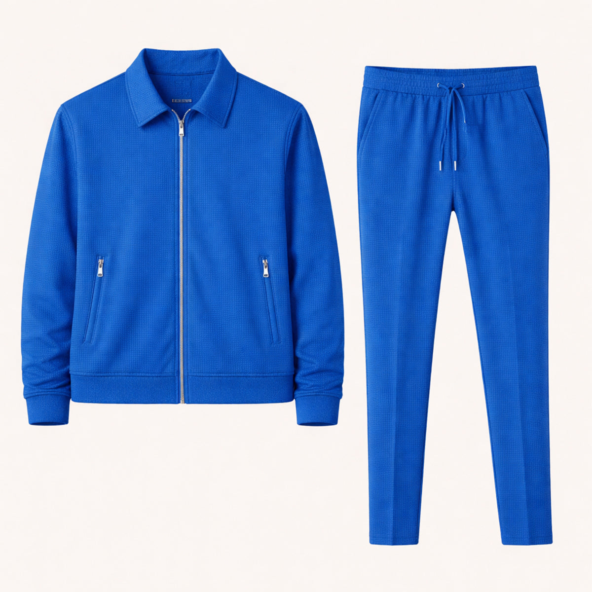 The Napoli Men’s Casual Summer Set – Jacket & Trousers Set