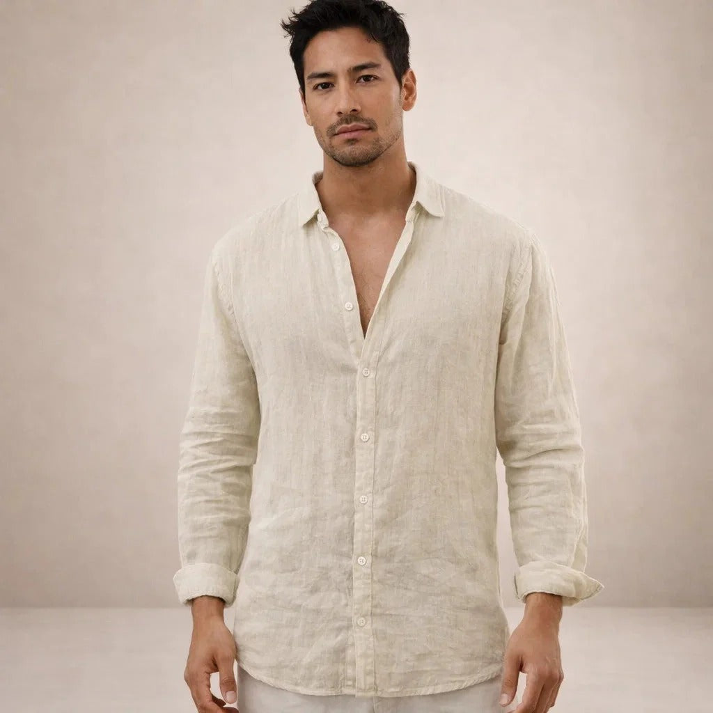 The Manchester Men's Lightweight Linen Shirt