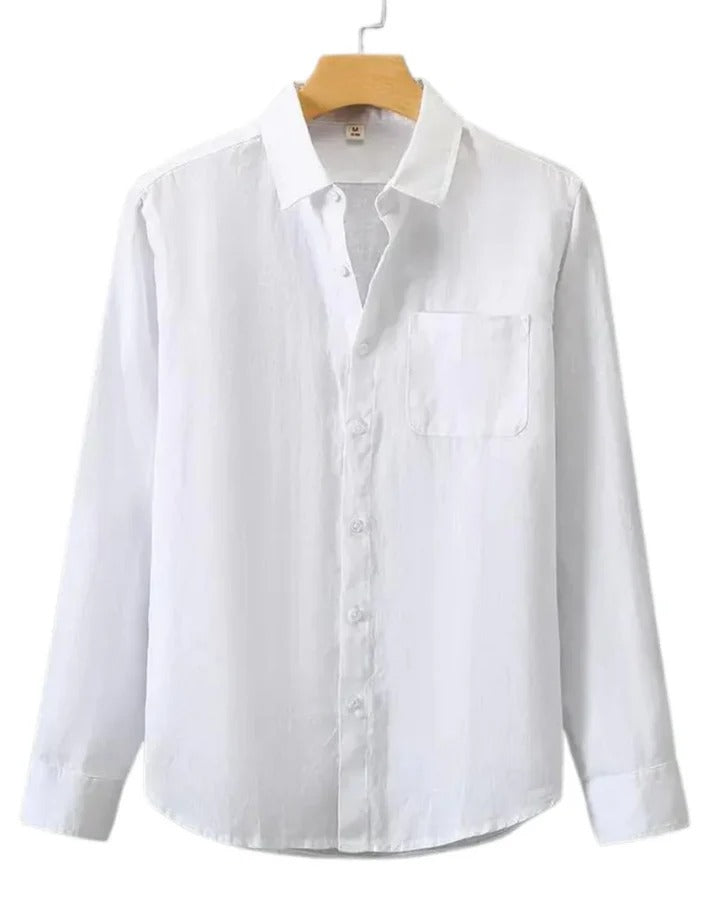 The Santa Monica Men’s Linen Lightweight Shirt
