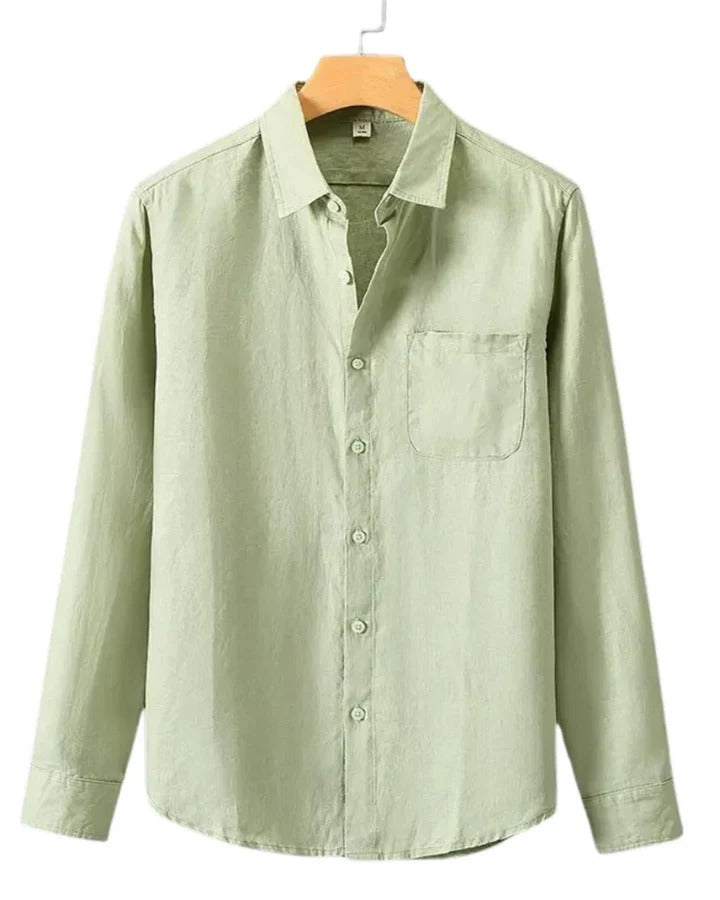 The Santa Monica Men’s Linen Lightweight Shirt