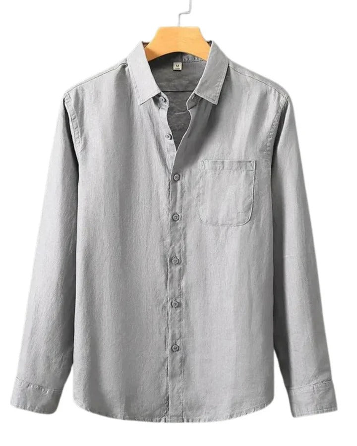 The Santa Monica Men’s Linen Lightweight Shirt