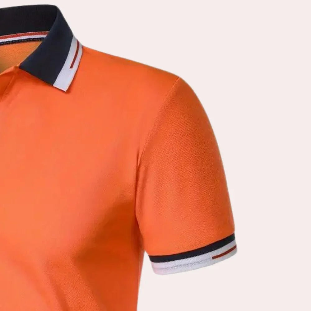 The French Quarter Men's Smart Casual Polo Shirt