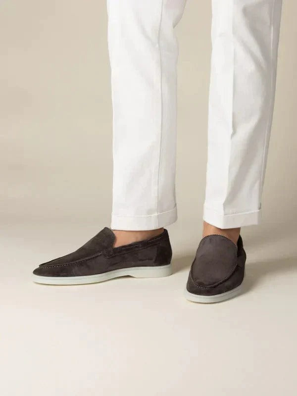 The Southampton Mens' Classic Slip On Suede Loafers