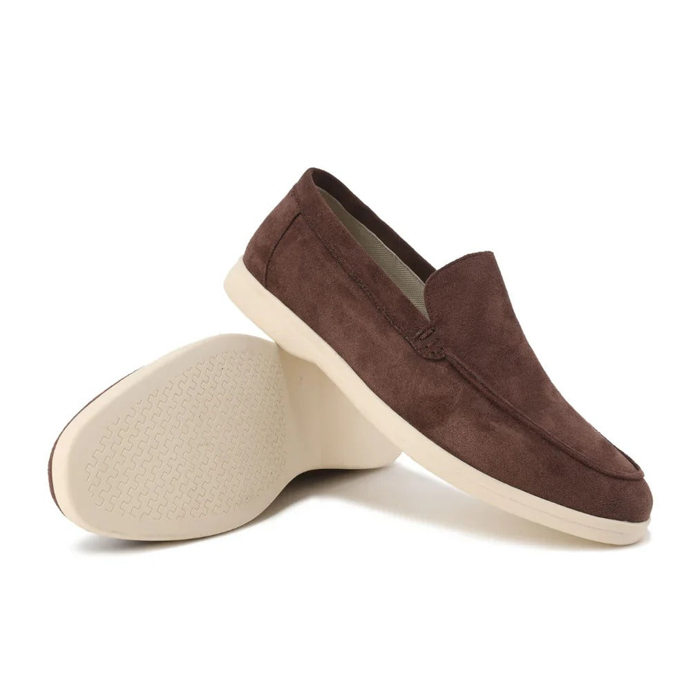 The Southampton Mens' Classic Slip On Suede Loafers