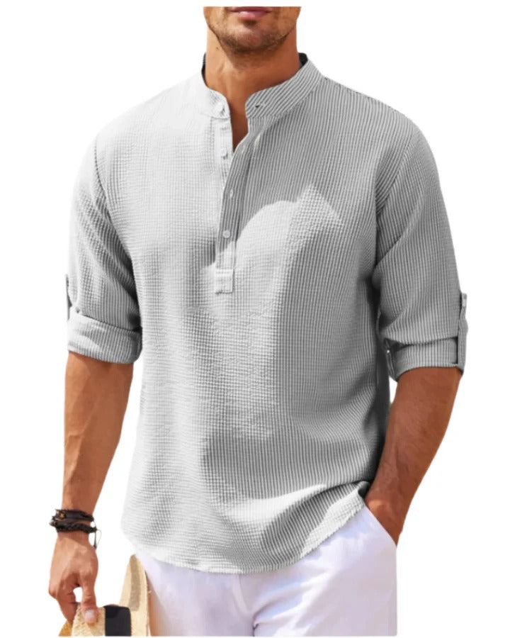 The Malcesine Men's Half Sleeve Collar Polo Shirt
