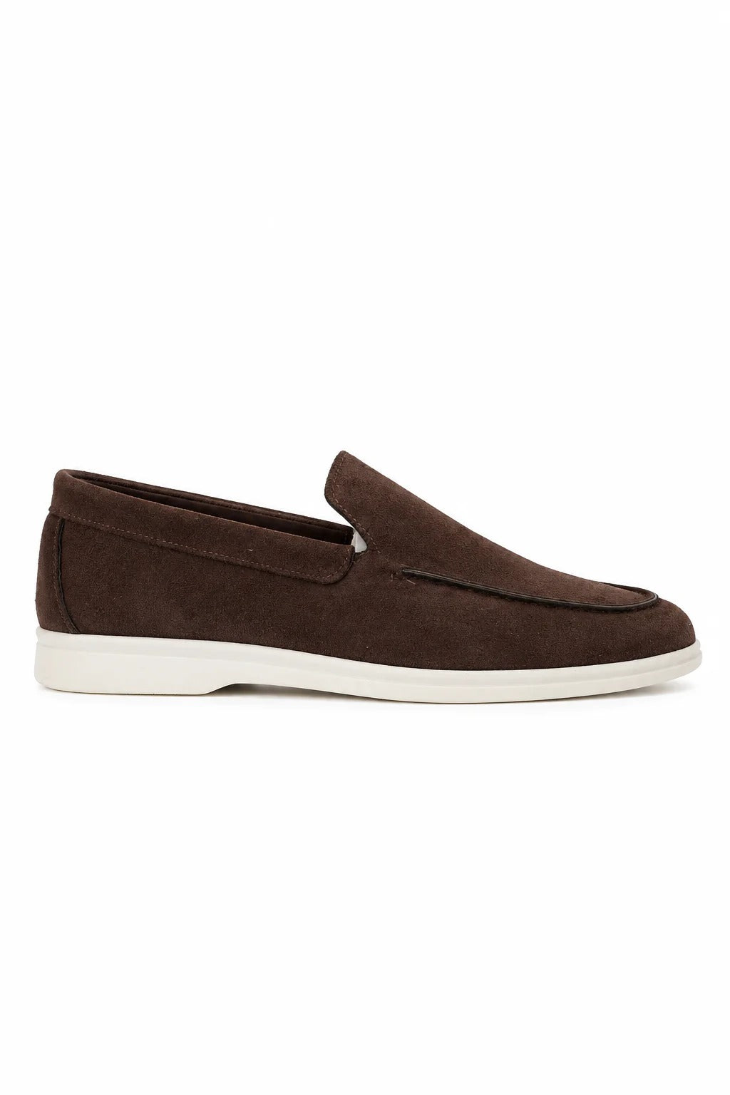 The Sheridan Men's Lightweight Slip On Suede Loafers - Brown