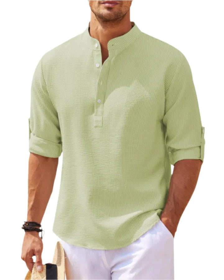 The Malcesine Men's Half Sleeve Collar Polo Shirt