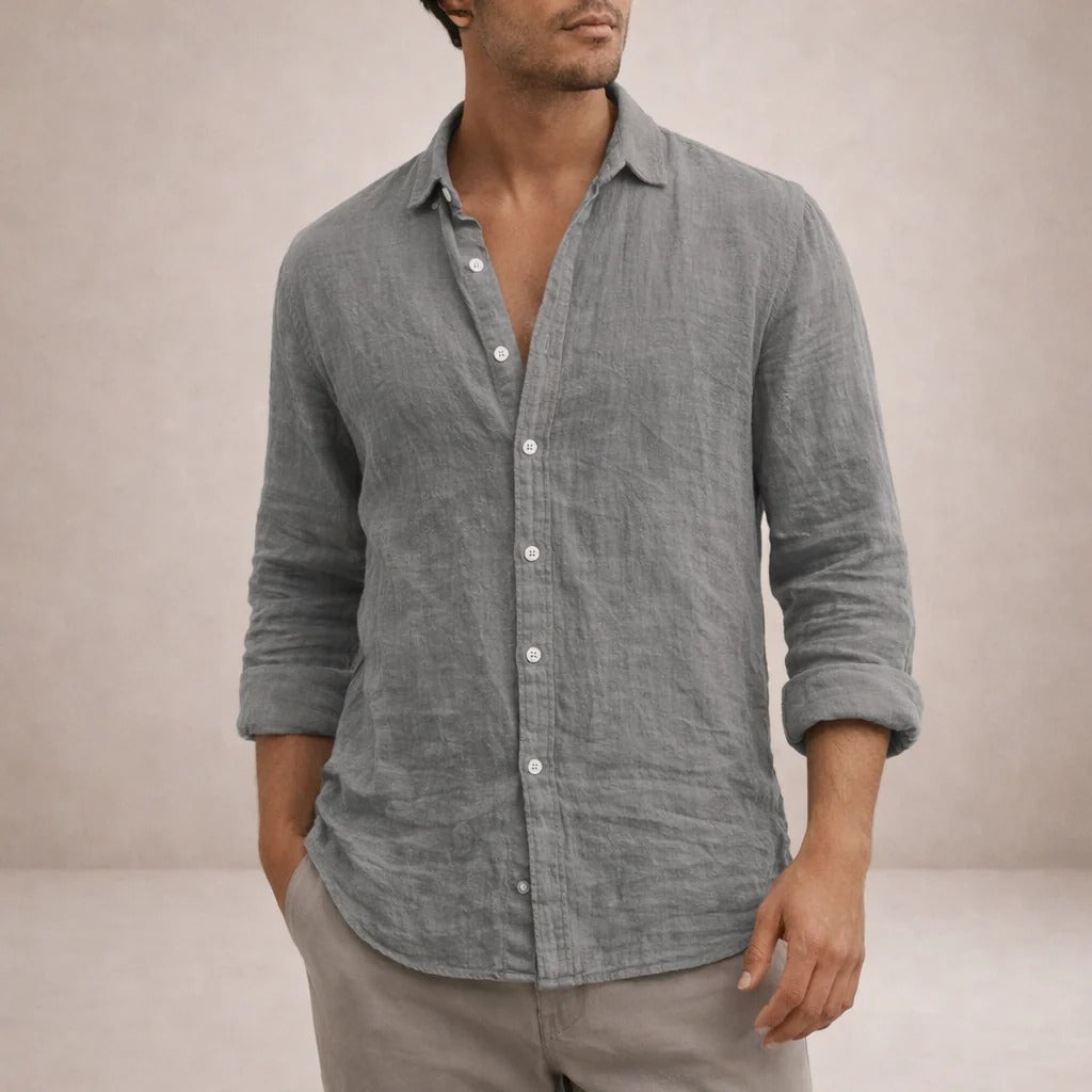 The Manchester Men's Lightweight Linen Shirt