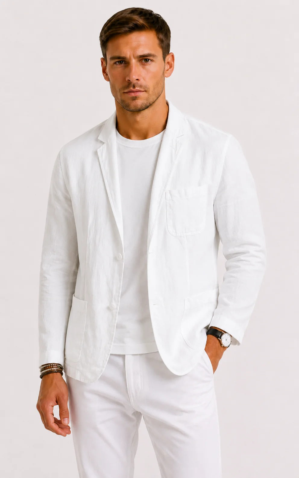 The Cody Men's Lightweight Relaxed Fit Linen Blazer
