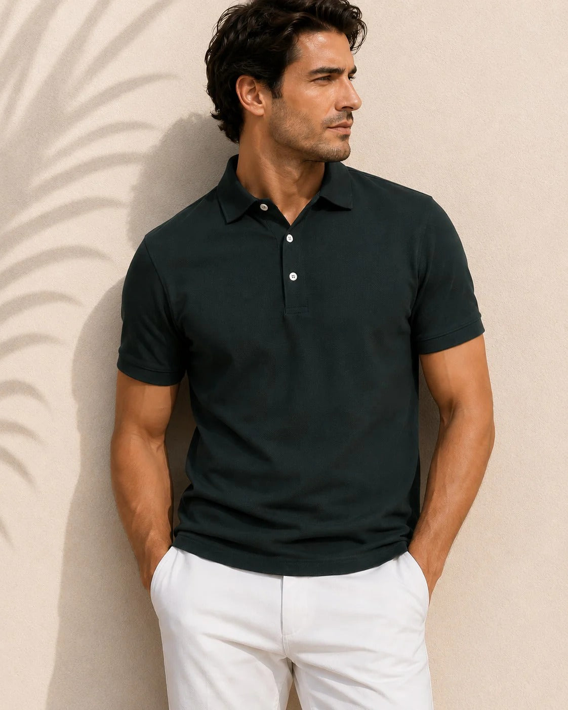 The Hidden Hills Men's Classic Smart Casual Polo Shirt