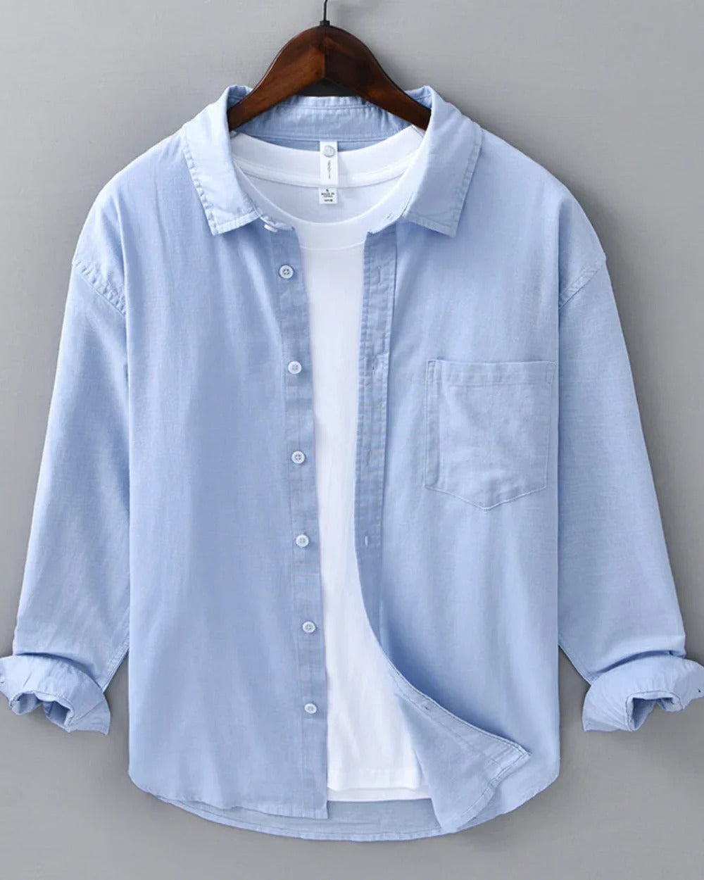 The Napa Men's Casual Linen Button Up Shirt