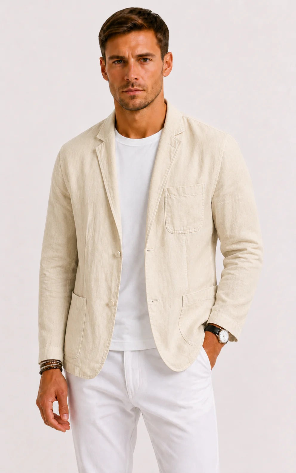 The Cody Men's Lightweight Relaxed Fit Linen Blazer