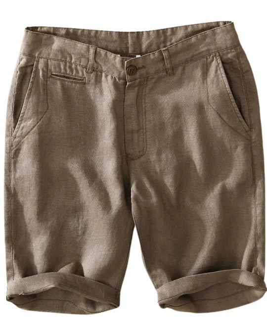 The Manhattan Men's Linen Tailored Shorts