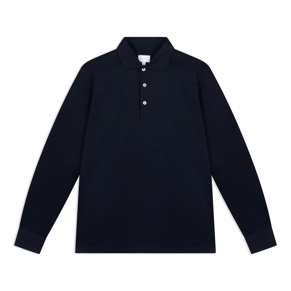 The Rodeo Drive Men's Smart Casual Cotton Polo Shirt - Navy Blue