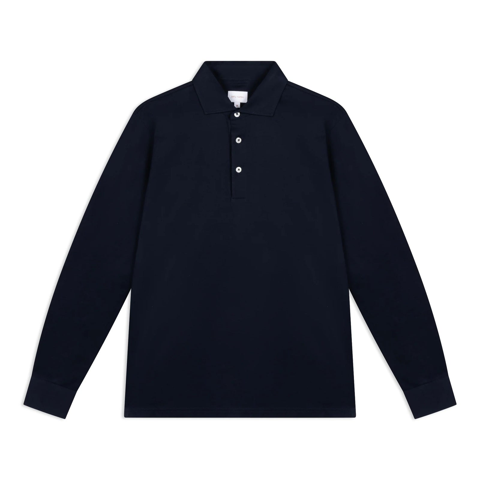 The Rodeo Drive Men's Smart Casual Cotton Polo Shirt - Navy Blue