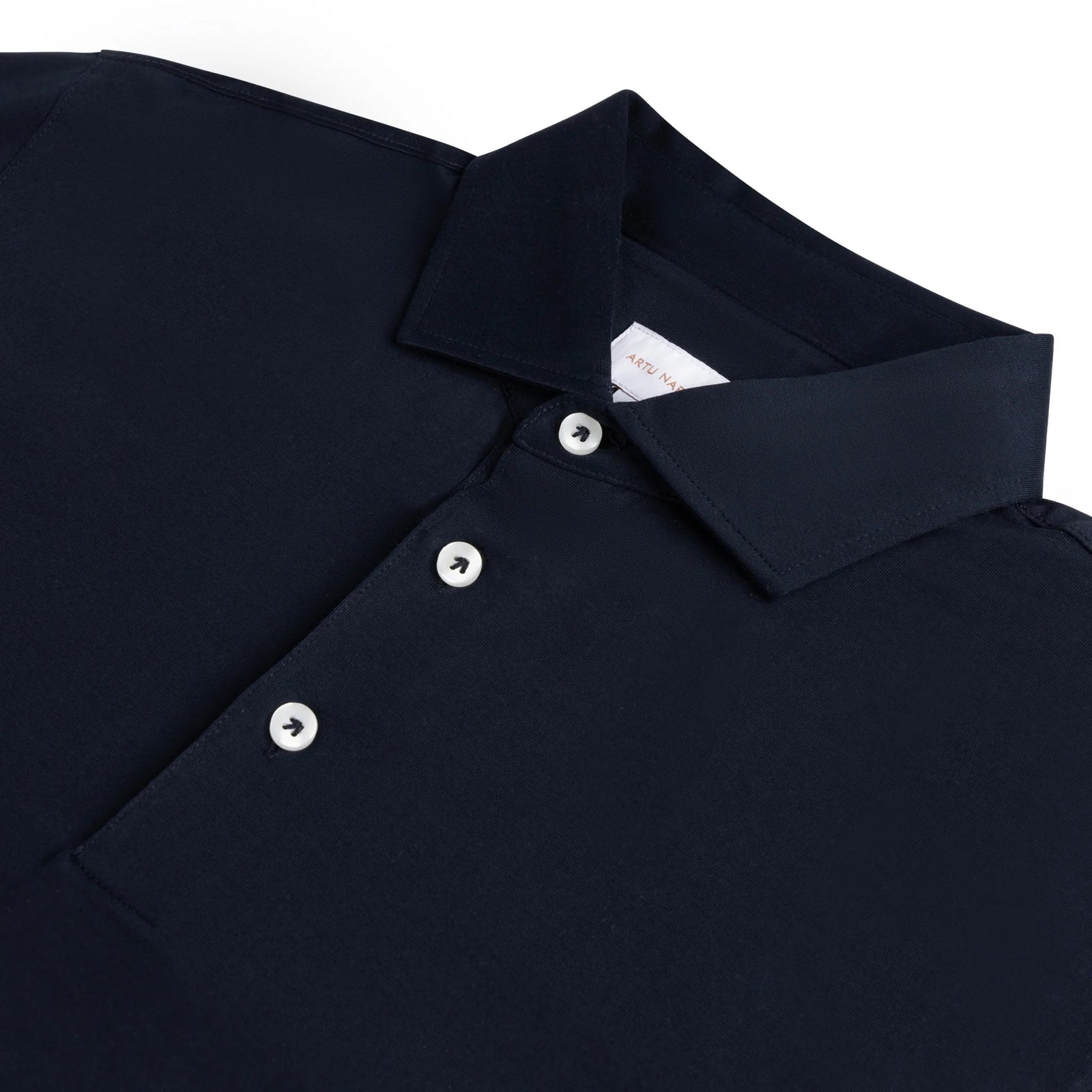 The Rodeo Drive Men's Smart Casual Cotton Polo Shirt - Navy Blue