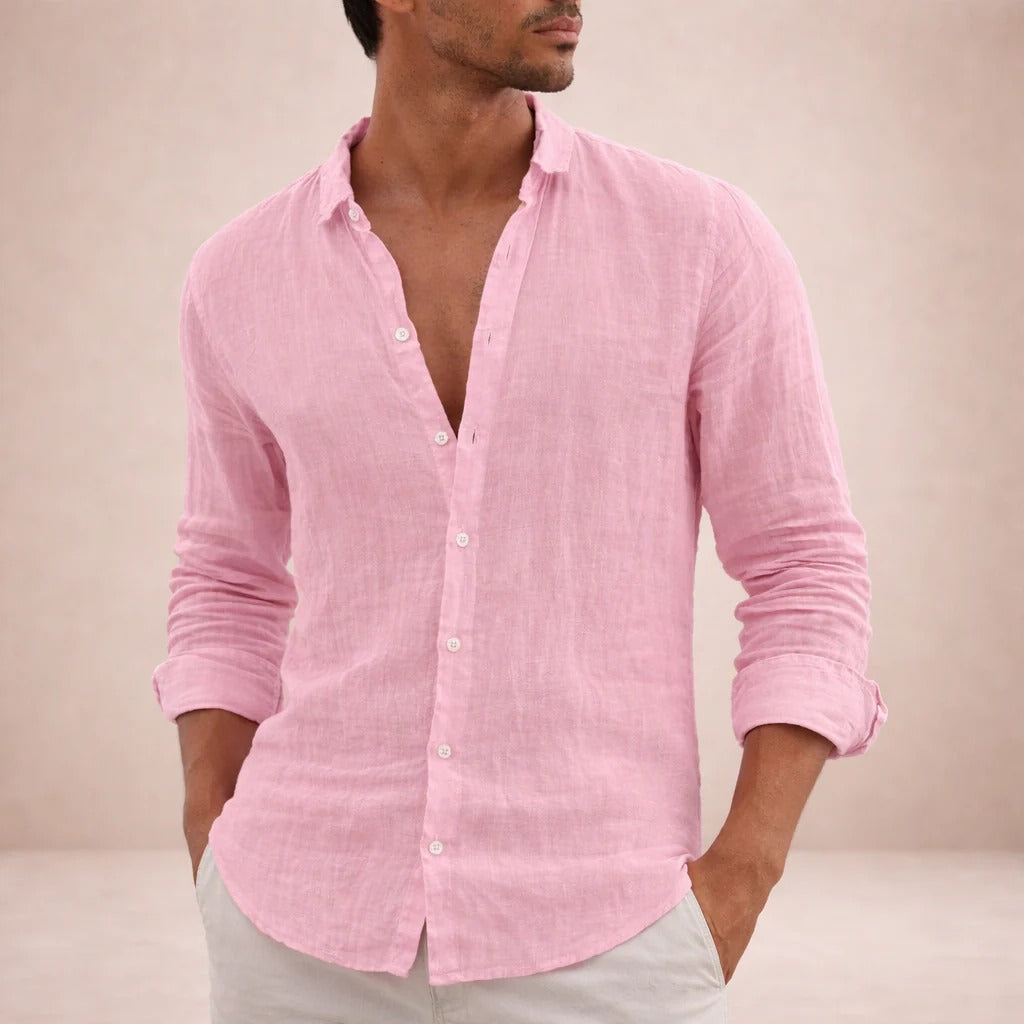 The Manchester Men's Lightweight Linen Shirt