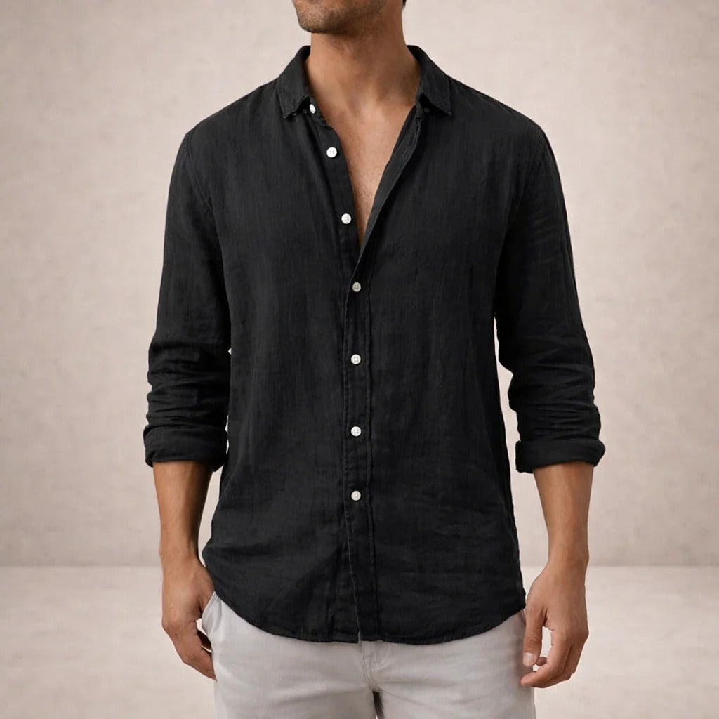 The Manchester Men's Lightweight Linen Shirt
