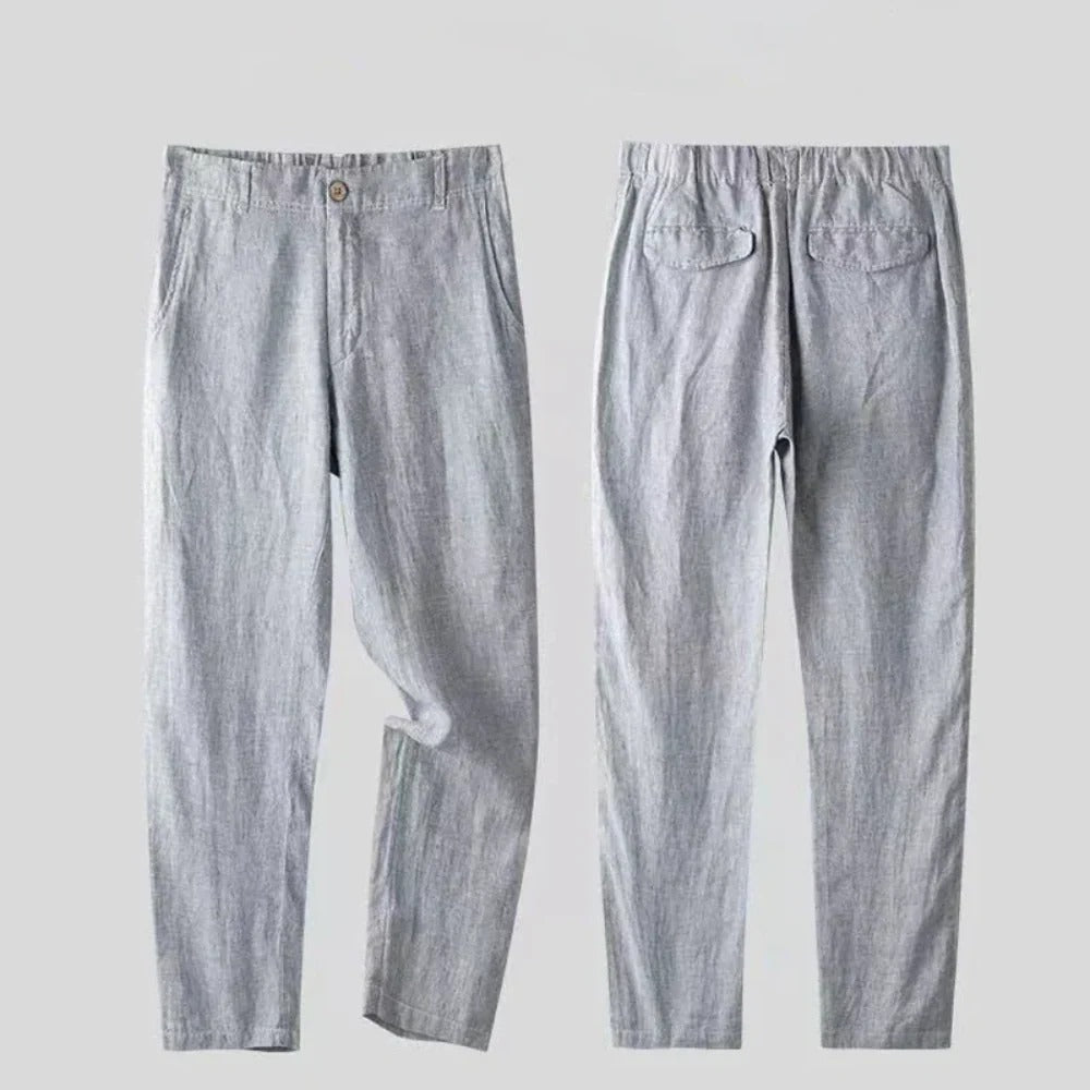 The Naples Men’s Linen Summer Blazer and Pants Set