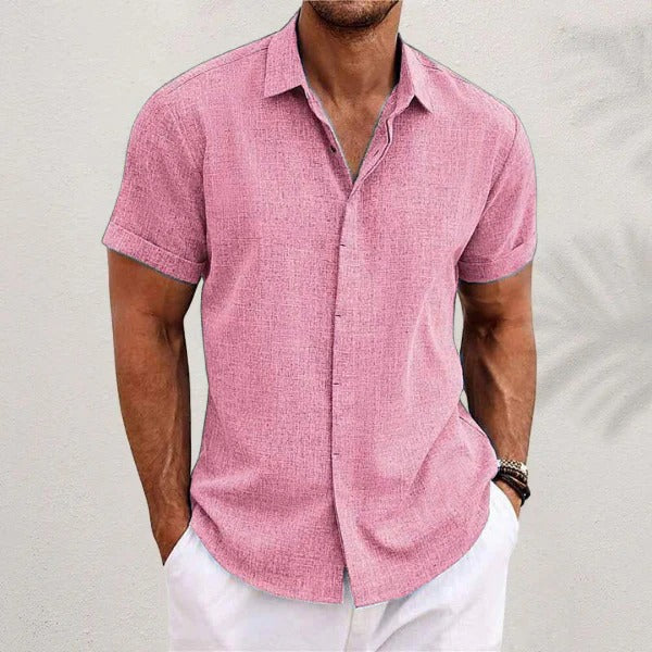 The Stowe Men's Linen Button Up Summer Shirt