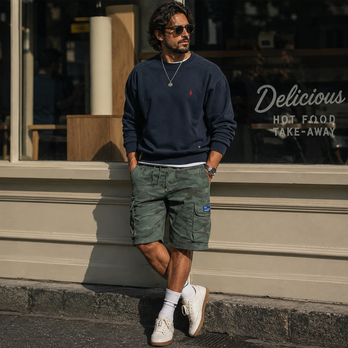 The Greenwich Men’s Casual Cotton Cargo Shorts