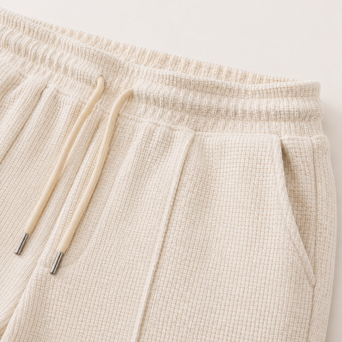 The Cheltenham Men’s Waffle Knit Zip-Up Shirt & Shorts Set