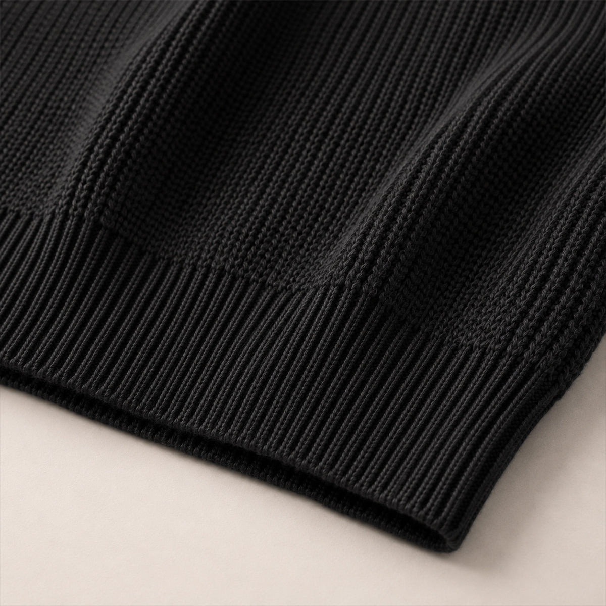 The Siena Men's Half Zip Knit Ribbed Jumper