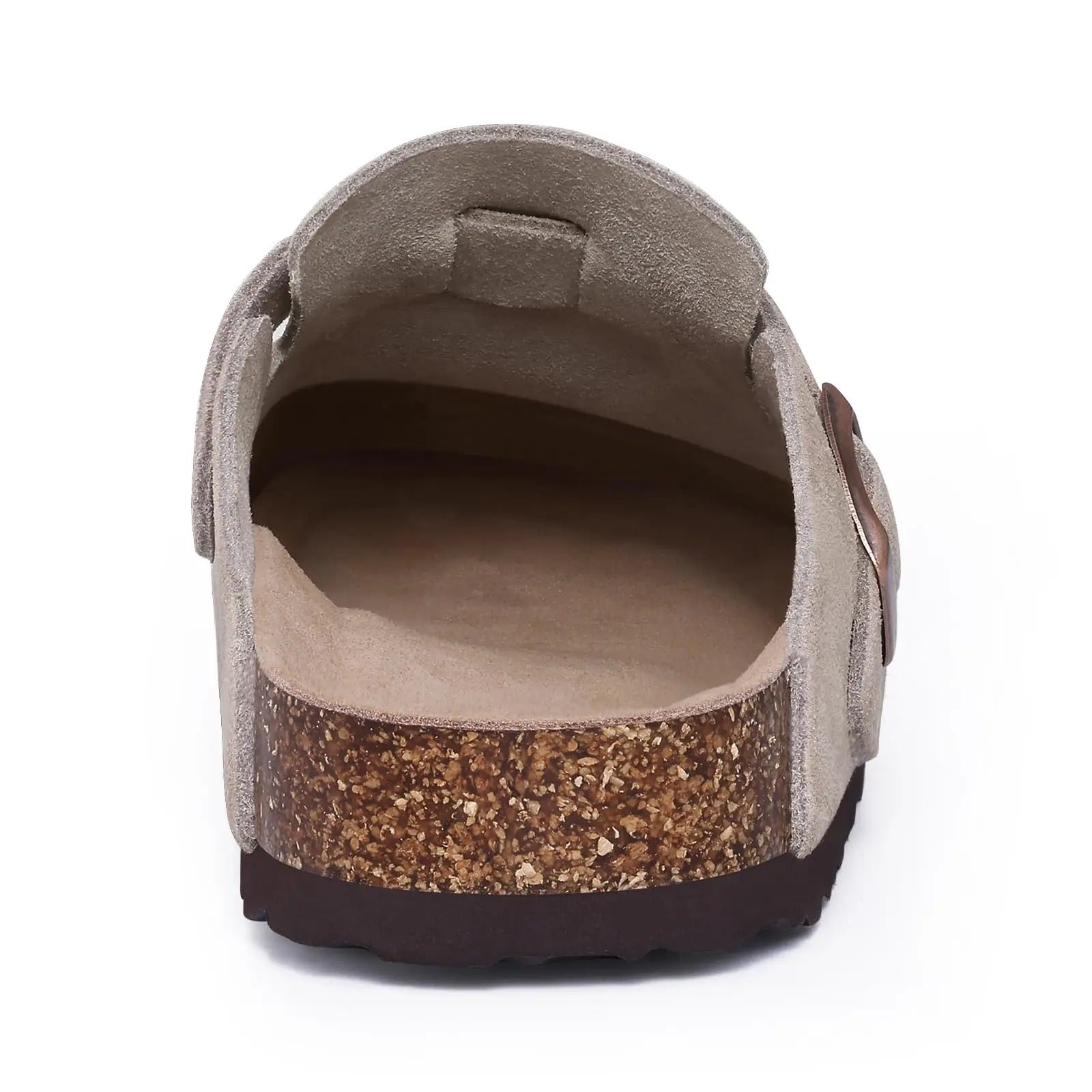 The Angel Men's Suede Buckle Comfort Clogs