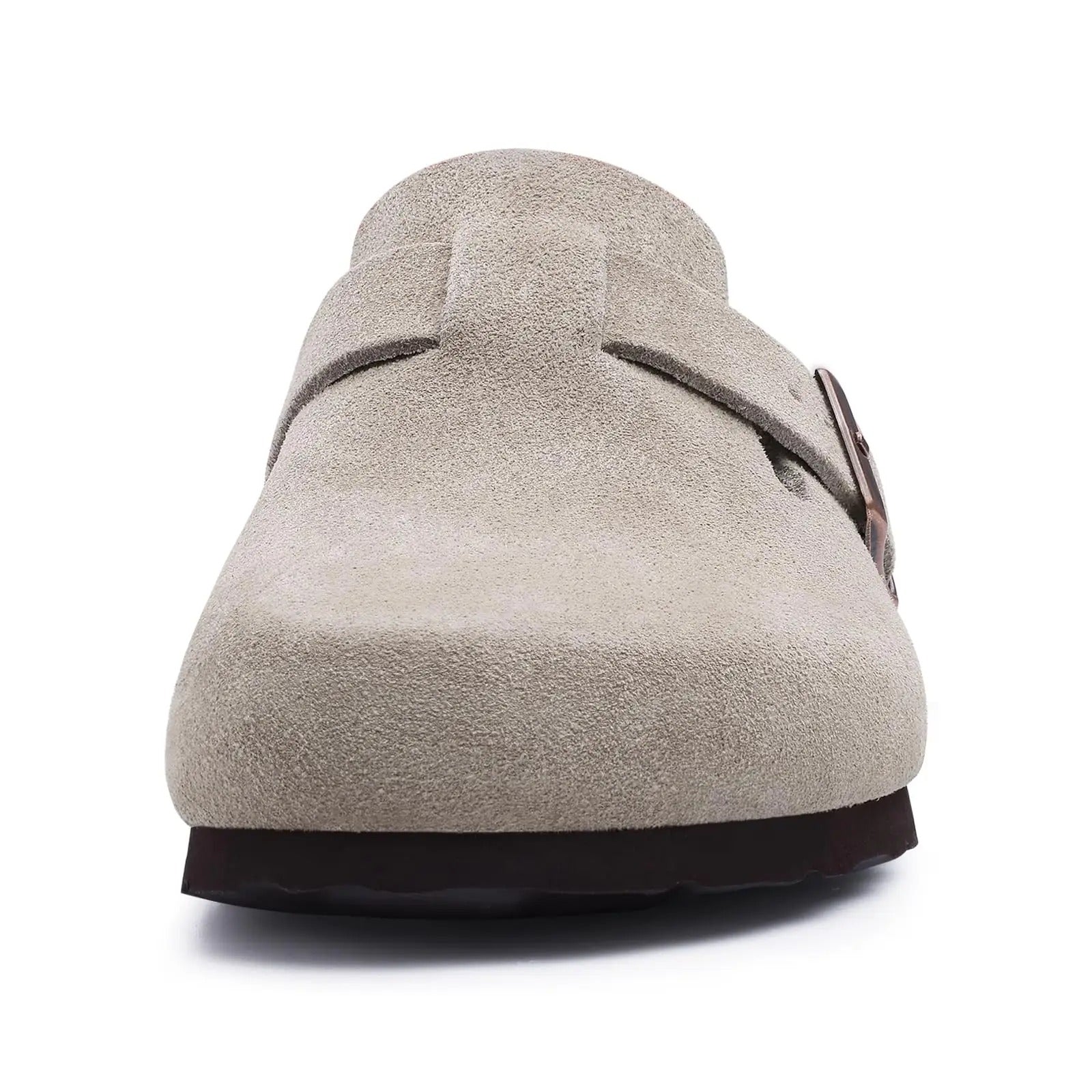 The Angel Men's Suede Buckle Comfort Clogs