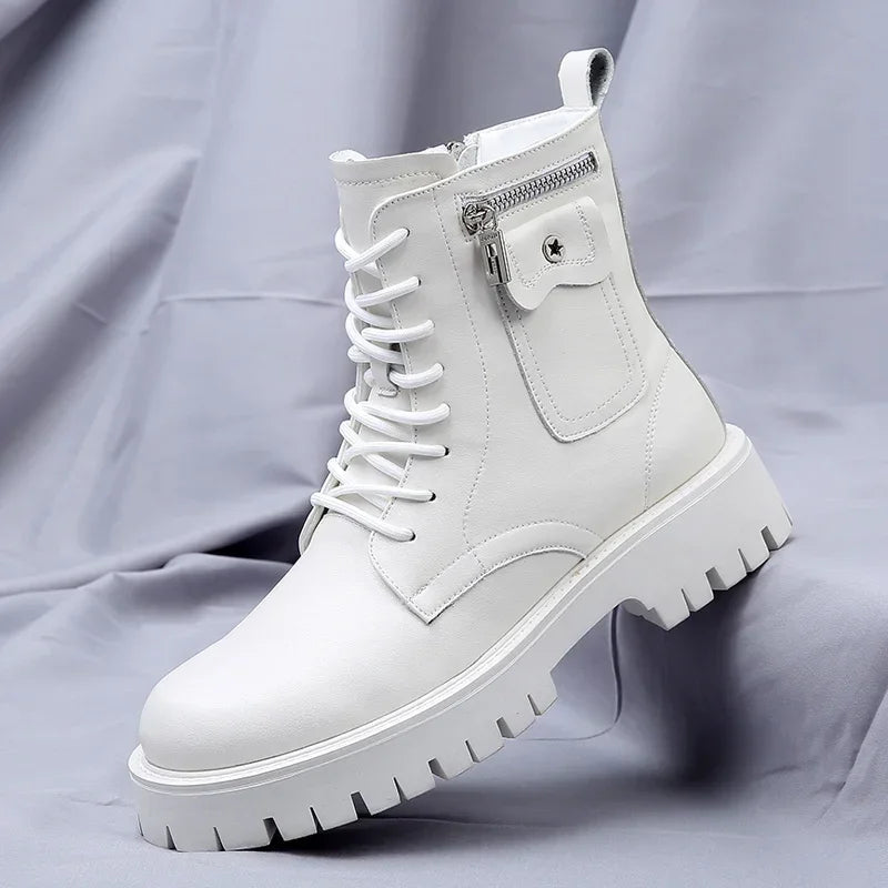 The Shoreditch Men's Chunky Lace Up Combat Boots