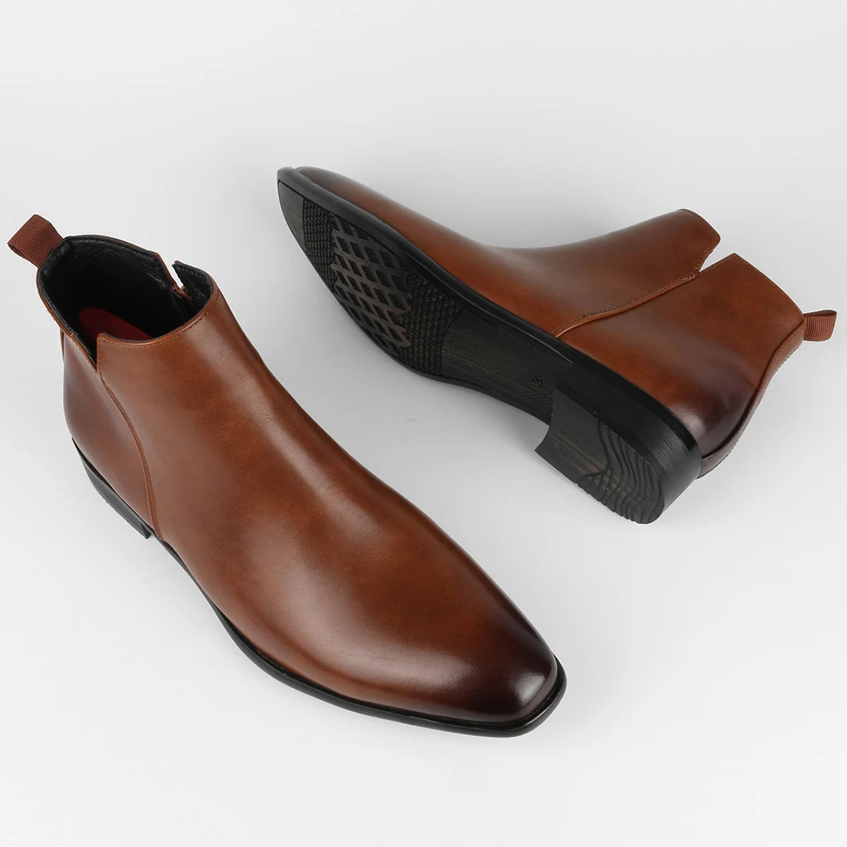 The Holland Park Men's Leather Chelsea Dress Boots