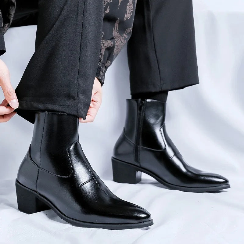 The Bermondsey Men's Block Heel Chelsea Boots