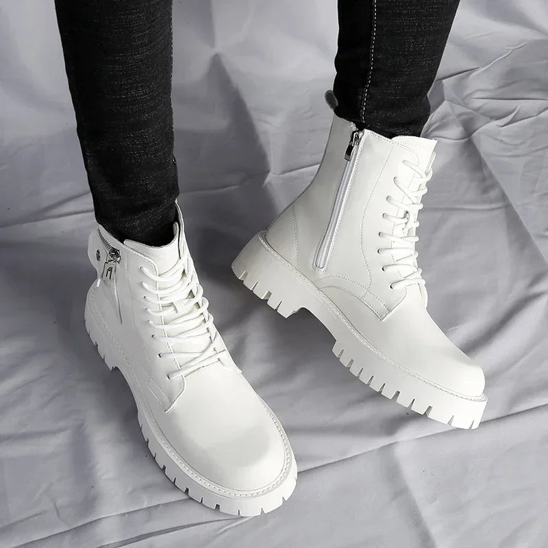 The Shoreditch Men's Chunky Lace Up Combat Boots