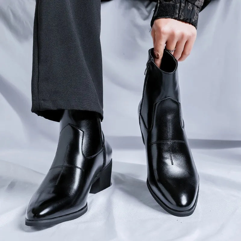 The Bermondsey Men's Block Heel Chelsea Boots