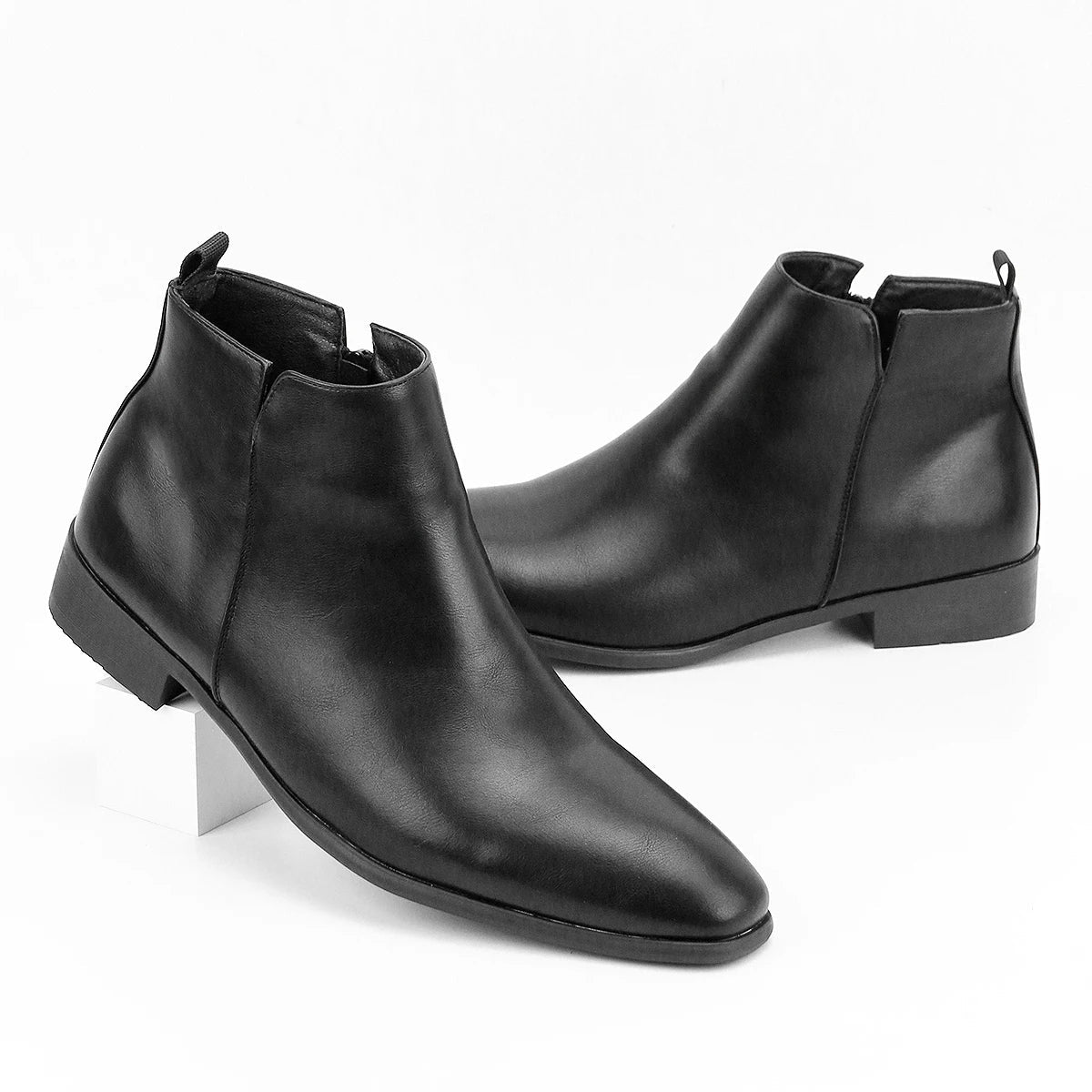 The Holland Park Men's Leather Chelsea Dress Boots