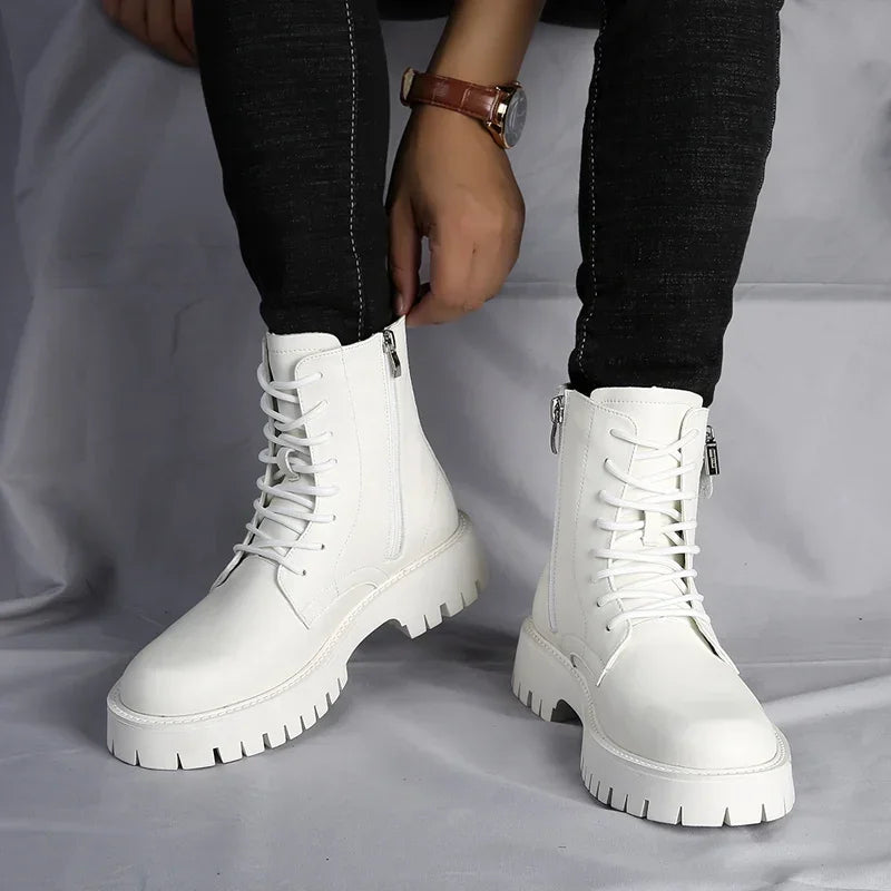 The Shoreditch Men's Chunky Lace Up Combat Boots