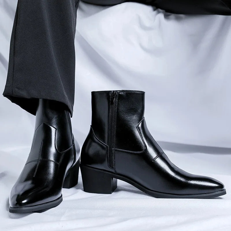 The Bermondsey Men's Block Heel Chelsea Boots