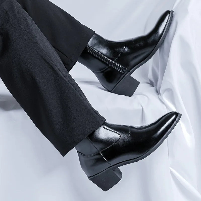 The Bermondsey Men's Block Heel Chelsea Boots