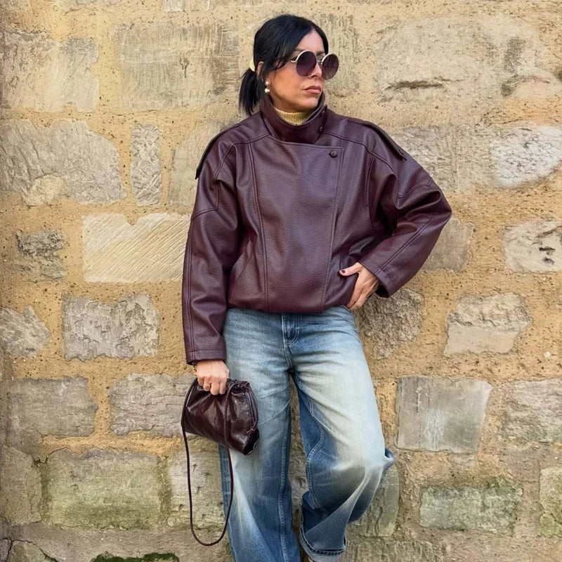 Women's Bomber Jacket – Cropped Trendy Jacket