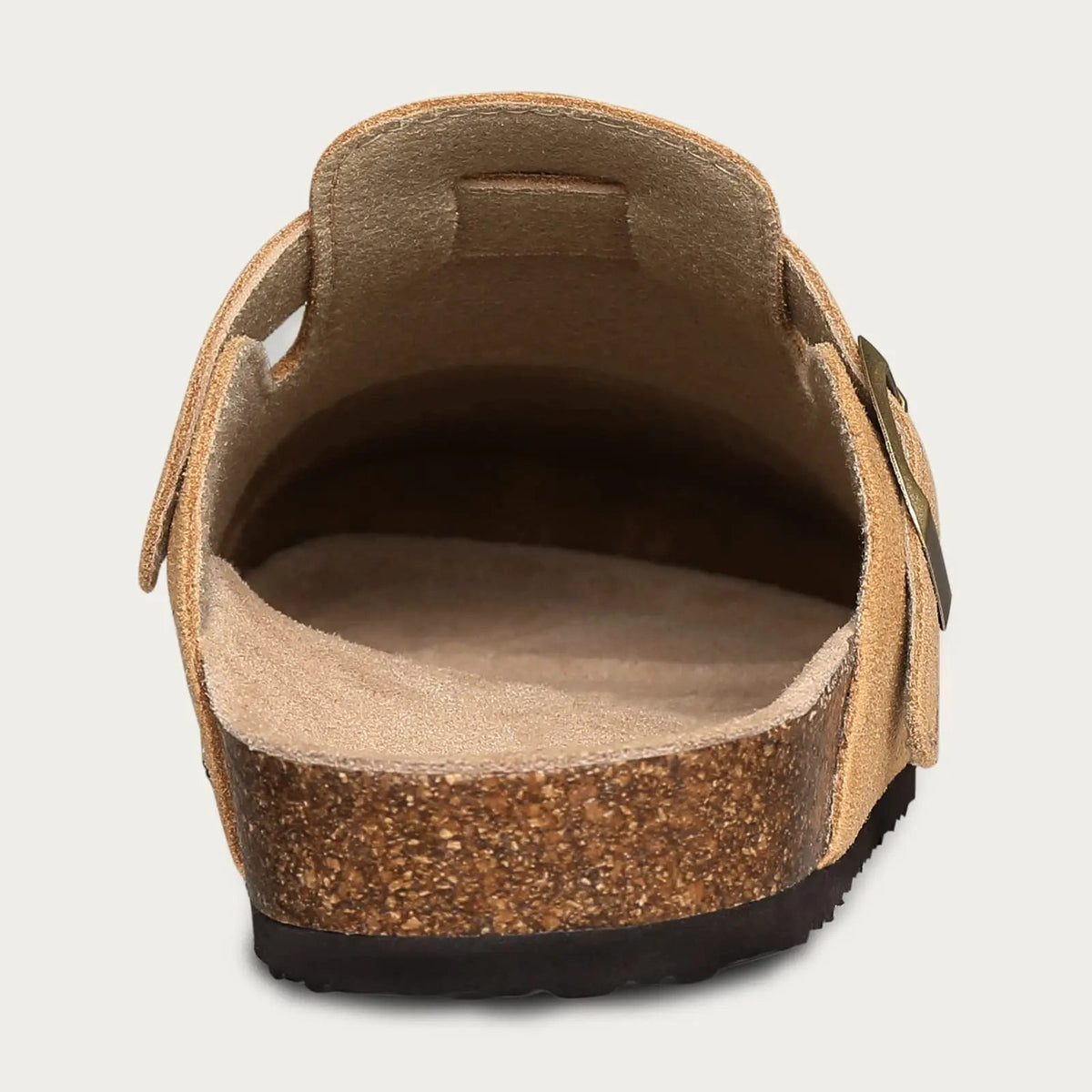 The Bankside Men's Suede Buckle Cork Clogs