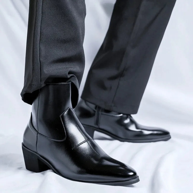 The Bermondsey Men's Block Heel Chelsea Boots