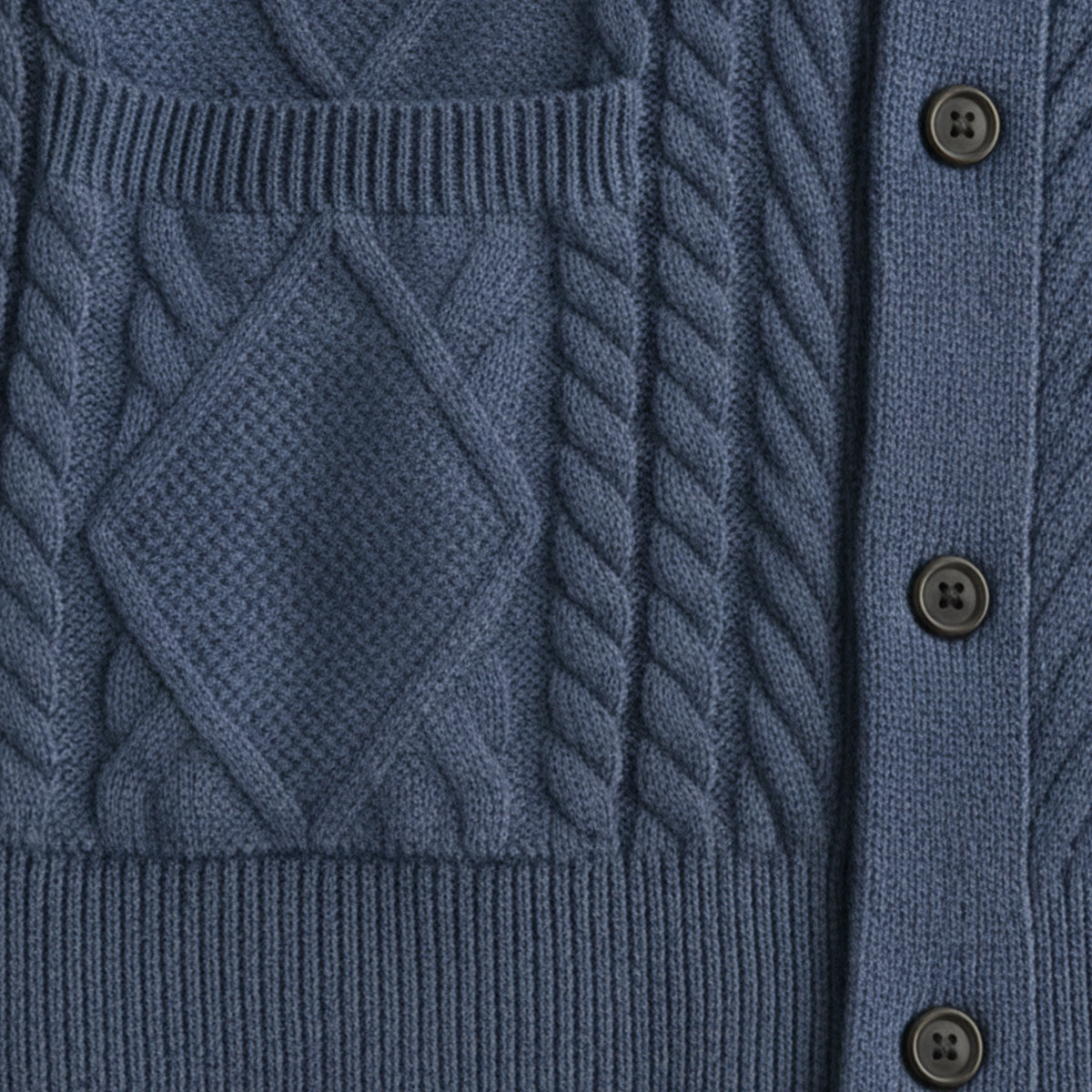 The Edinburgh Men’s Luxury Wool Button Cardigan