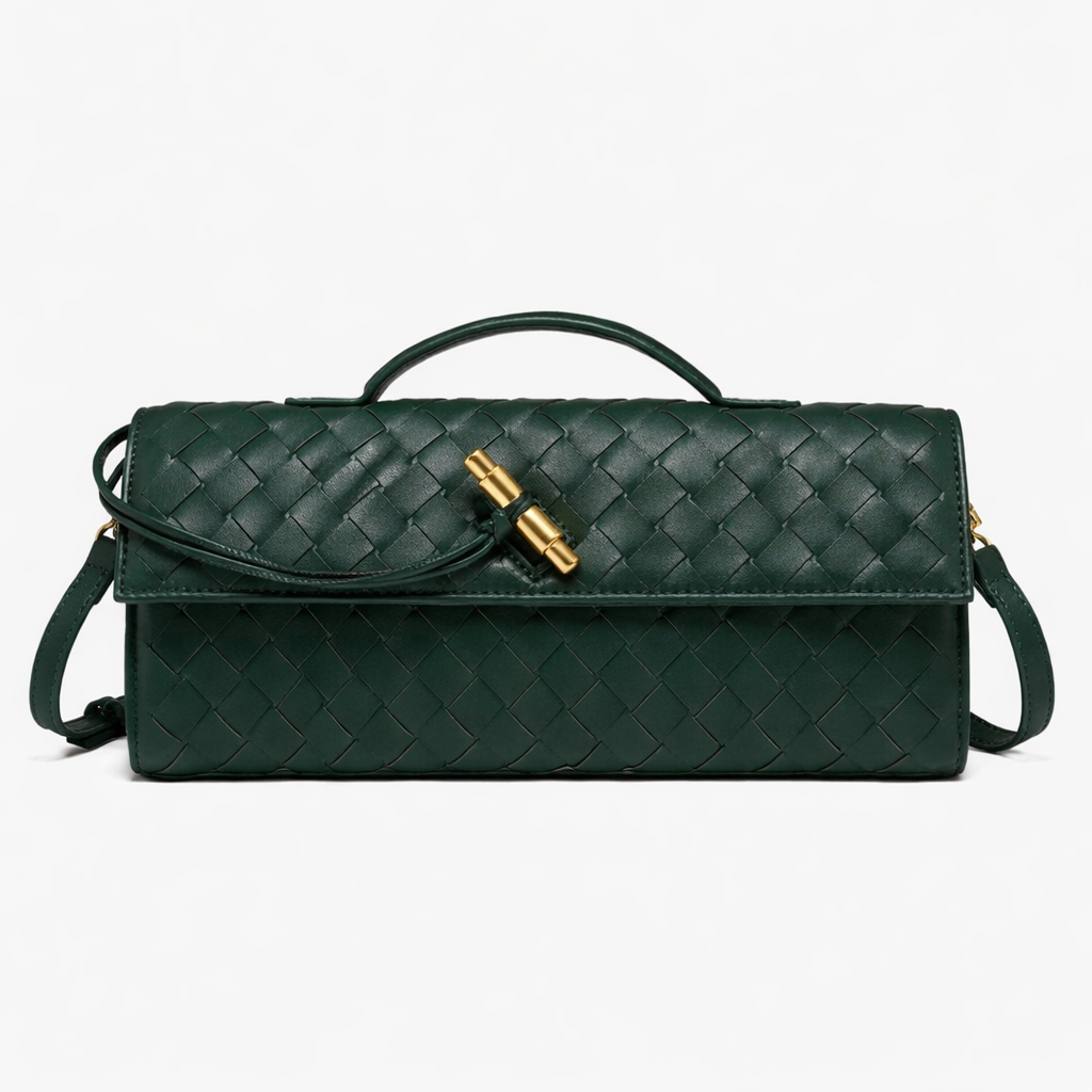 Woven Clutch Bag – Evening Shoulder Bag for Women