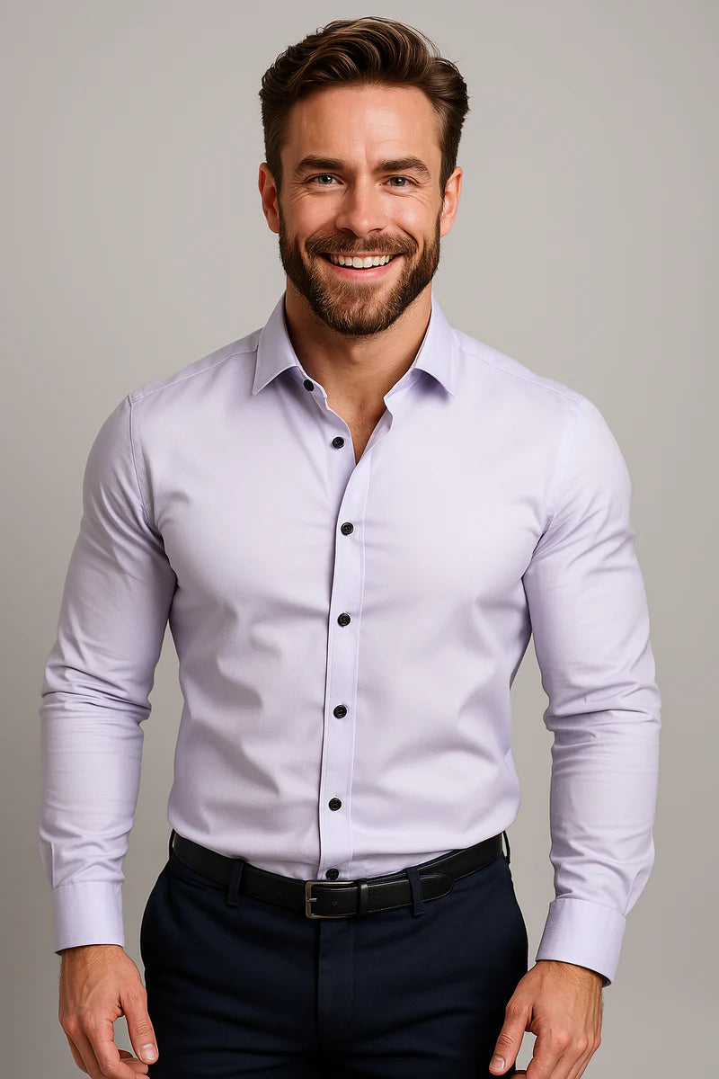 The Oltrarno Men's Wrinkle Resistant Business Dress Shirt