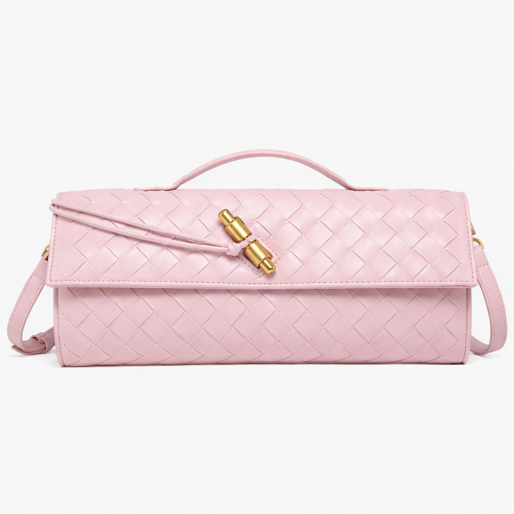 Woven Clutch Bag – Evening Shoulder Bag for Women