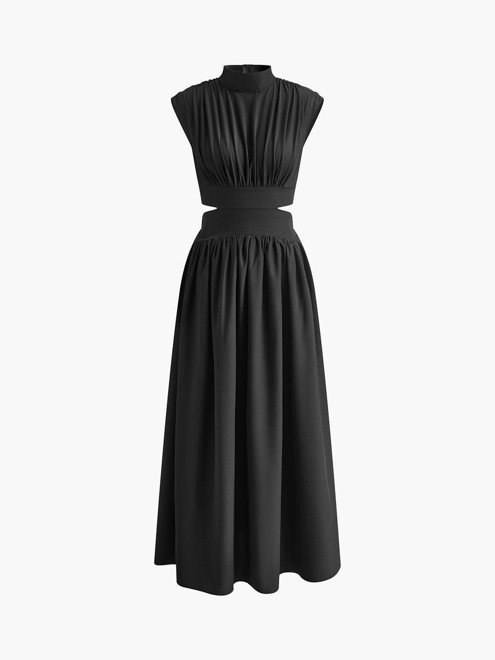 Women's Sleeveless Gown with Cut Away Sides