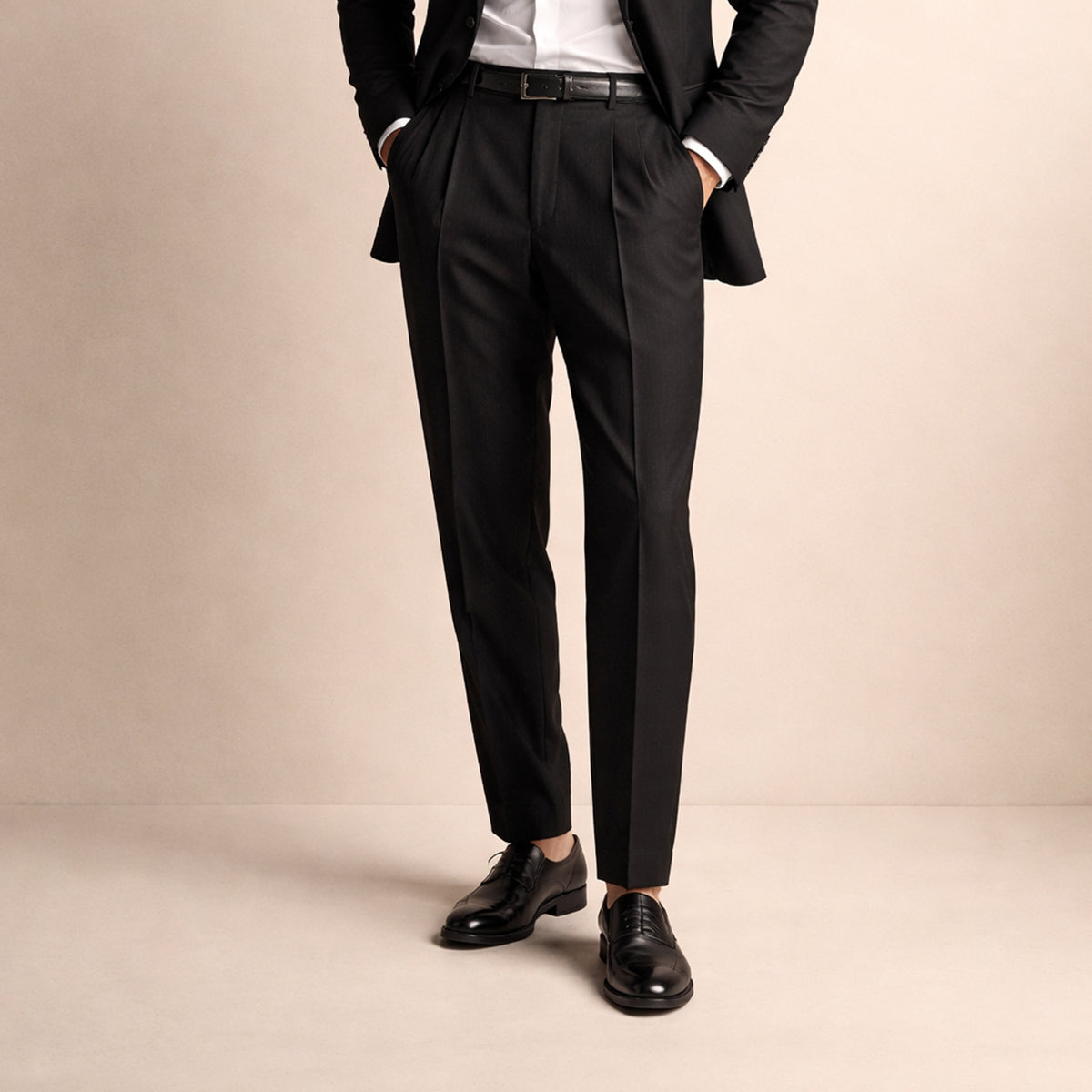 The Brighton Men’s Vintage Classic Tailored Pleated Trousers